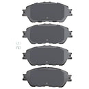 DFC 04-15 Toyota Tacoma Front 4000 Hybridynamic Brake Pads