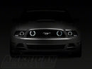 Raxiom 13-14 Ford Mustang GT CCFL Halo Fog Lights- Chrome