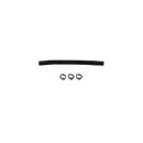 DeatschWerks Convoluted Tubing 150mm Length x 10mm ID Side 1 x 10mm ID Side 2 - Black