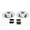 Power Stop 98-02 Honda Accord Rear Z23 Evolution Sport Brake Kit w/Calipers