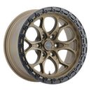 Weld W106 Ledge 6 17x9 / 6x135 BP / ET-12 / 4.50in BS / 87.1 Bore - Satin Bronze / Satin Black Ring
