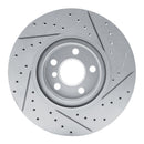 R1 15-25 BMW 228I Xdrive Gran Coupe Front Left Drilled & Slotted Geo-Carbon Rotor