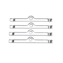 Edelbrock Chrome Hold Downs 4Pk