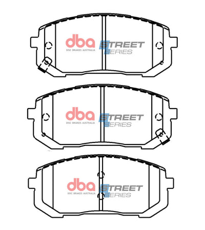 DBA 18-20 Hyundai Elantra GT (w/280mm Front Rotor/EPB / Excl Sport) Front Street Series Brake Pads