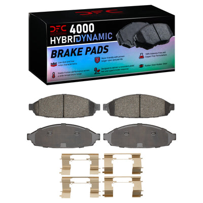 DFC 03-11 Ford Crown Victoria Front Geospec Rotors w/4000 HybriDynamic Brake Pads w/Hardware