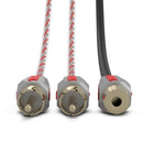 DS18 Level 3 RCA Wire Y Connector 1 Female to 2 Male Black