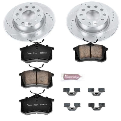 Power Stop 10-12 Audi A3 Front & Rear Z23 Evolution Sport Brake Kit