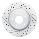 R1 14-23 Nissan Qashqai (Canada) Front Left Drilled & Slotted Geo-Carbon Rotor