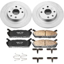 Power Stop 91-96 Ford Escort Front & Rear Z17 Evolution Geomet Coated Brake Kit