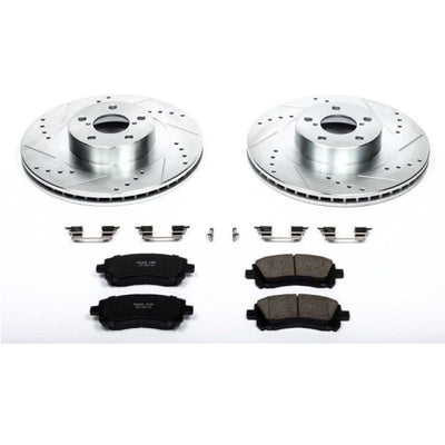 Power Stop 2001 Subaru Legacy Front & Rear Z23 Evolution Sport Brake Kit w/Calipers