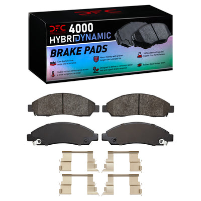 DFC 04-08 Chevrolet Colorado Front 4000 HybriDynamic Brake Pads and Hardware Kit