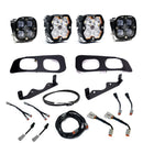 Baja Designs 23-25 Ford SD Squadron Sport/SAE 2.0 Dual Fog Pocket Kit Upfitter (SAE Fog) - Clear