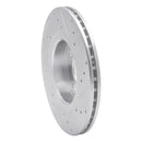 R1 06-10 Fiat Punto (Mexico) Front Left Drilled & Slotted Silver Brake Rotor