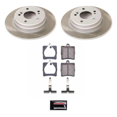 Power Stop 99-00 Mercedes-Benz C230 Front and Rear Semi-Coated Rotor Kit