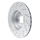 DFC 08-11 BMW 1 Series M Front Right Drilled Hi-Carbon Alloy Geomet Coated Rotor