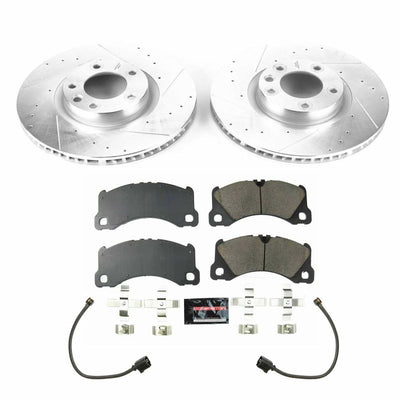 Power Stop 13-18 Porsche Cayenne Front & Rear Z23 Evolution Sport Brake Kit