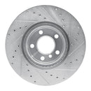 R1 11-18 BMW X3 Front & Rear Drilled & Slotted Silver Brake Rotor Set