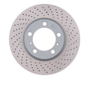 DFC 13-16 Porsche Cayman Right Front Drilled Hi-Carbon Alloy Geomet Coated Rotor