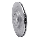 R1 17-25 Alfa Romeo Stelvio Front Drill & Slot Silver Rotors