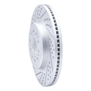 R1 95-00 Lexus Ls400 Front Left Drilled & Slotted Geo-Carbon Rotor