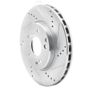 R1 96-15 Mercedes-Benz E300 Front & Rear Drilled & Slotted Silver Brake Rotor Set
