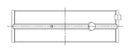 ACL Nissan KA24DE Inline 4 Standard Size High Performance Main Bearing Set