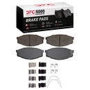 DFC 84-95 Toyota Pickup Front Geospec Rotors with 5000 Advanced Brake Pads w/Hardware