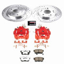Power Stop 2005 Honda Accord Front & Rear Z26 Street Warrior Brake Kit w/Calipers
