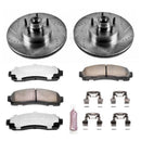 Power Stop 01-02 Ford Explorer Sport Trac Front Z36 Truck & Tow Kit w/Cals