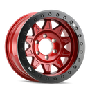 Dirty Life 9302 Roadkill Race 17x9/5x127 BP/-14mm Offset/71.5mm Hub Crimson Candy Red Wheel Beadlock
