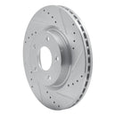 R1 13-24 Nissan Altima Front & Rear Drilled & Slotted Silver Brake Rotor Set