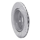 R1 18-24 Subaru WRX STI Front & Rear Drilled & Slotted Silver Brake Rotor Set
