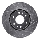 R1 02-09 Buick Rainier Front Drilled & Slotted Silver Brake Rotor Set