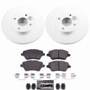 Power Stop 14-19 Ford Fiesta Front Z23 Coated Brake Kit