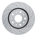 R1 20-24 Jeep Wrangler Front & Rear Drilled & Slotted Silver Brake Rotor Set