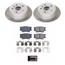 Power Stop 13-18 Lexus ES300h Front and Rear Semi-Coated Rotor Kit