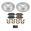 Power Stop 2009 Nissan 370Z Front and Rear Z17 Coated Brake Kit