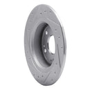 R1 05-22 Honda Accord Rear Drill & Slot Silver Rotors