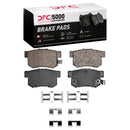 DFC 11-15 Honda CR-Z Rear Geospec Rotors with 5000 Advanced Brake Pads w/Hardware