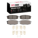 DFC 07-22 Lexus LX570 Rear Drilled & Slotted Geoperformance Rotors 5000 Advanced Pads w/Hardware