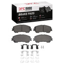DFC 14-23 Nissan X-Trail Front Geospec Rotors with 5000 Advanced Brake Pads w/Hardware