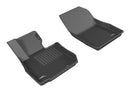 3D MAXpider 2016-2019 Mazda CX-3 Kagu 1st & 2nd Row Floormats - Black