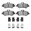 DFC 06-18 Dodge Sprinter 3500 Rear 5000 Advanced Low Metallic Brake Pads and Hardware Kit