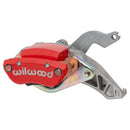 Wilwood caliper MC4 mech p-brake 1.19 .81 rotor 4.75 MT R/H red