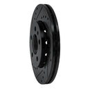 R1 03-18 Volkswagen VENTO (Mexico) Front Left Drilled & Slotted Black Brake Rotor