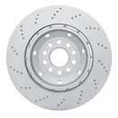 DFC 03-04 Audi RS6 Right Front Drilled Hi-Carbon Alloy Geomet Coated Rotor