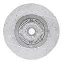 R1 95-11 Ford Ranger Front Drilled & Slotted Silver Brake Rotor Set