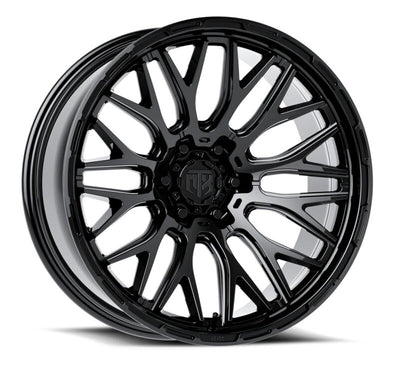 MTX Typhoon Gloss Black 22x10in / 6x135 BP / -18mm Offset / 87.1mm Bore