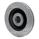 R1 05-07 Ford F-250 2WD (Super Duty) Front Left Drilled & Slotted Silver Brake Rotor
