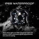 Diode Dynamics Stage Series SXS Rock Light Installer Kit RGBW M8 (4-pack)